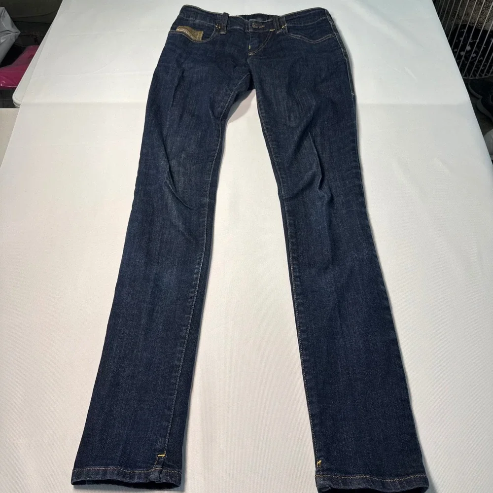 Y2K Diesel Grupee Super Slim Skinny Jeans Womens Dark Wash 0881K Stretch Denim‎
